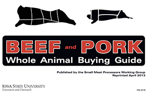Beef and Pork Whole Animal Buying Guide