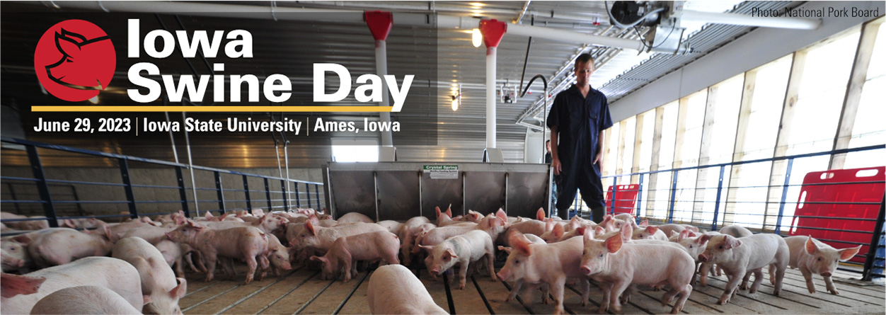 Iowa Swine Day 2023 banner.