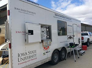 Iowa State University ventilation trailer.