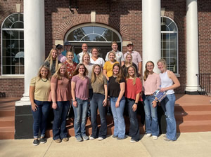 ISU Block and Bridle Swine Interest Group Members.