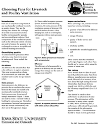 Choosing Fans for Livestock and Poultry Ventilation