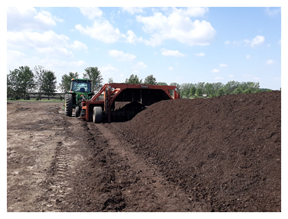 compost pile.