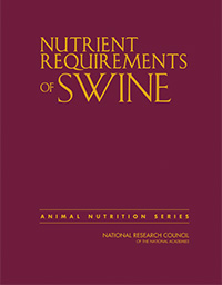 nutrition requirements of swine book cover