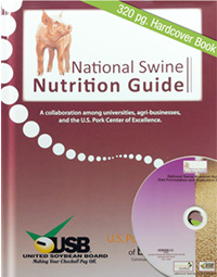 National swine nutrition guide book cover
