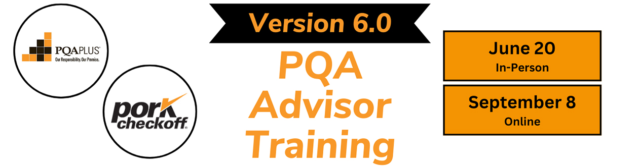 PQA Advisor Training Dates.